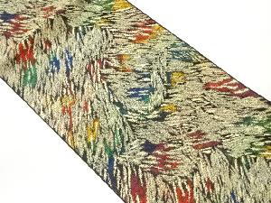 抽象模様織出し名古屋帯